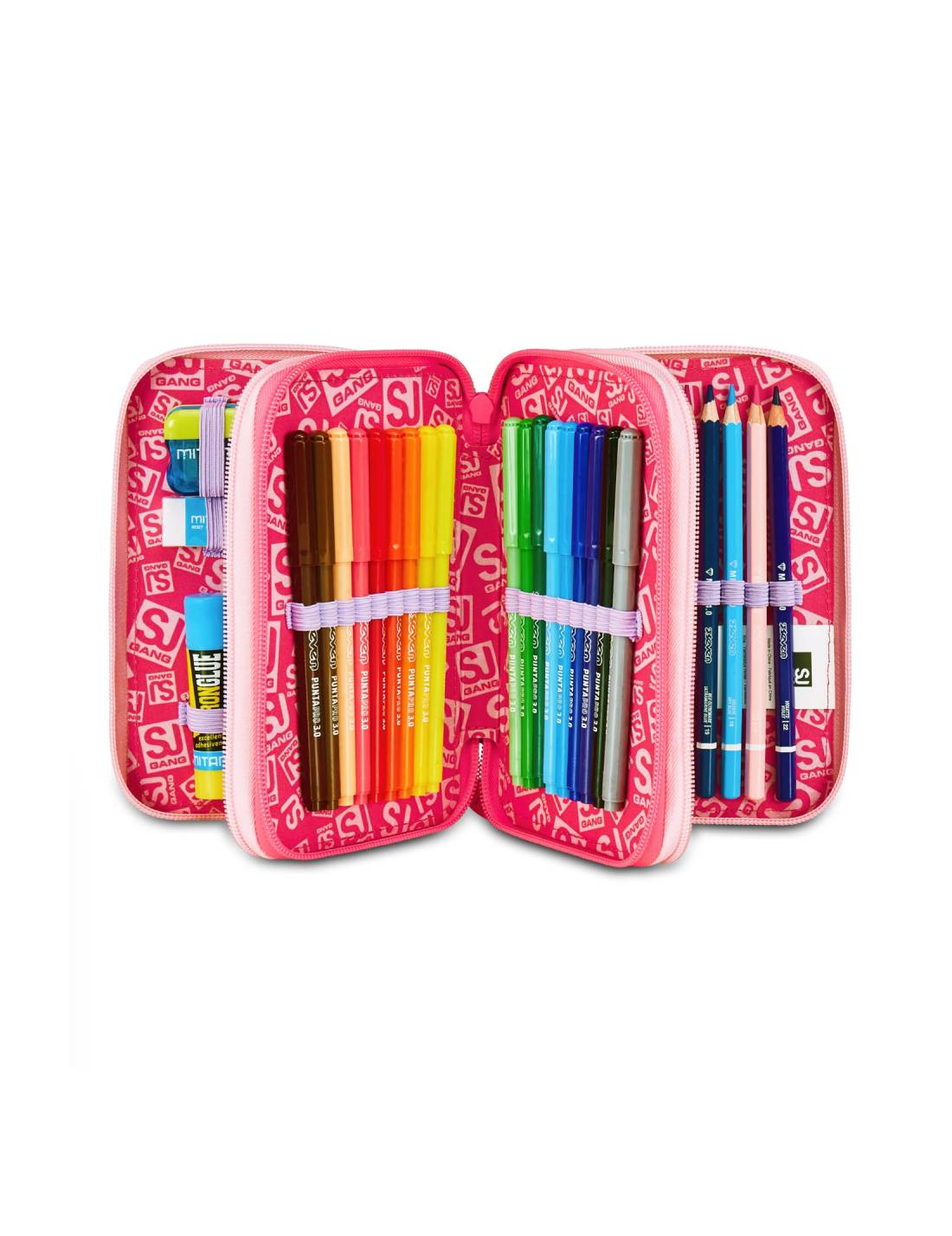 Astuccio Completo SJ Gang 3 Zip Cat Led