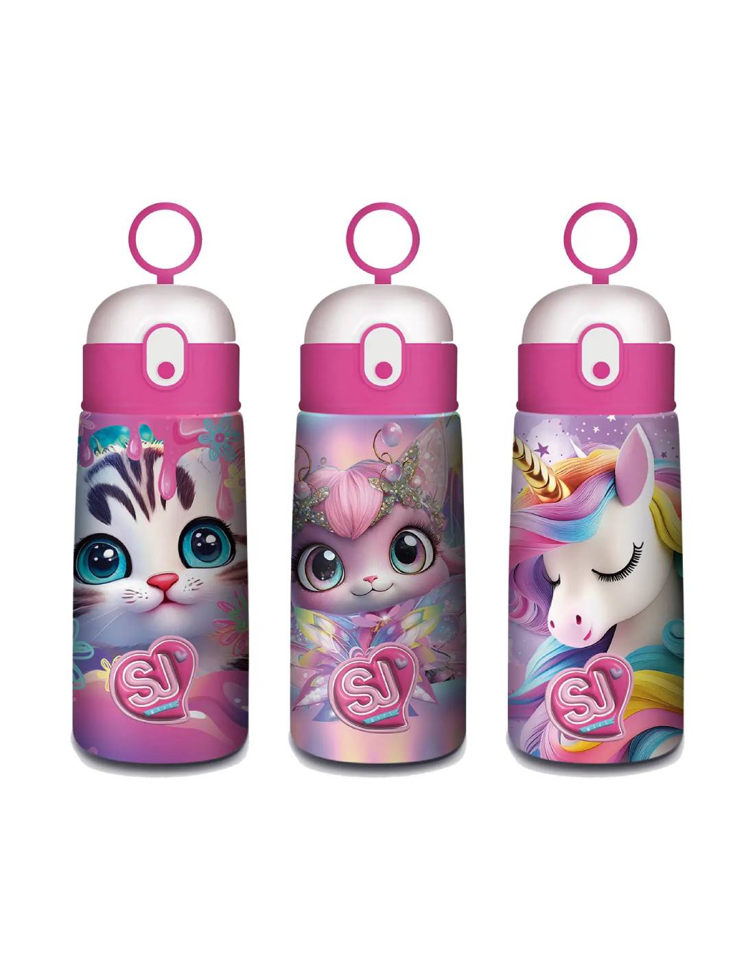 Borraccia Termica Acciaio Inox Sj Gang Girl Animali 500ml
