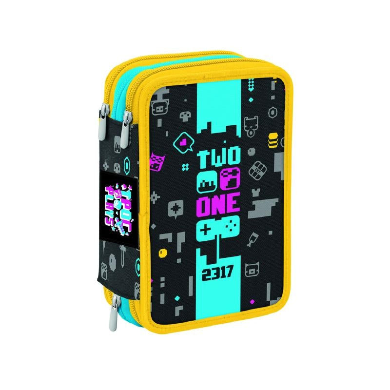Astuccio Completo 3 Zip Seven Two Player One Console