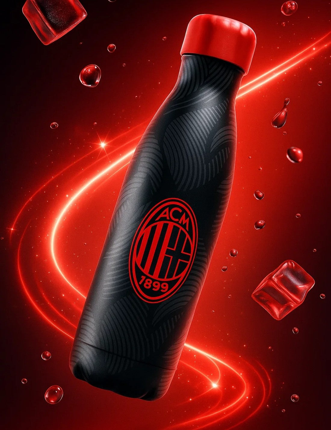 Borraccia Termica In Acciaio Inox Seven AC Milan