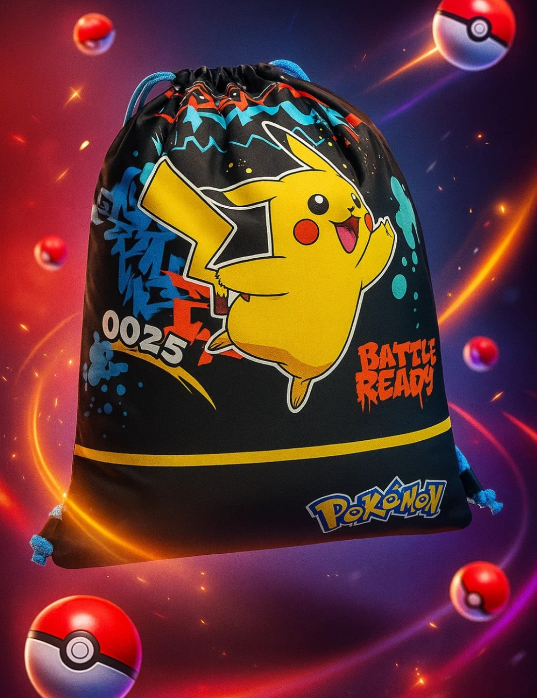 Zaino Sacca Easy Bag Pokémon Pikachu Sing It