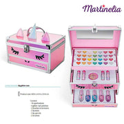 Trousse Cofanetto Make Up 25x14x18cm Little Unicorn Martinelia