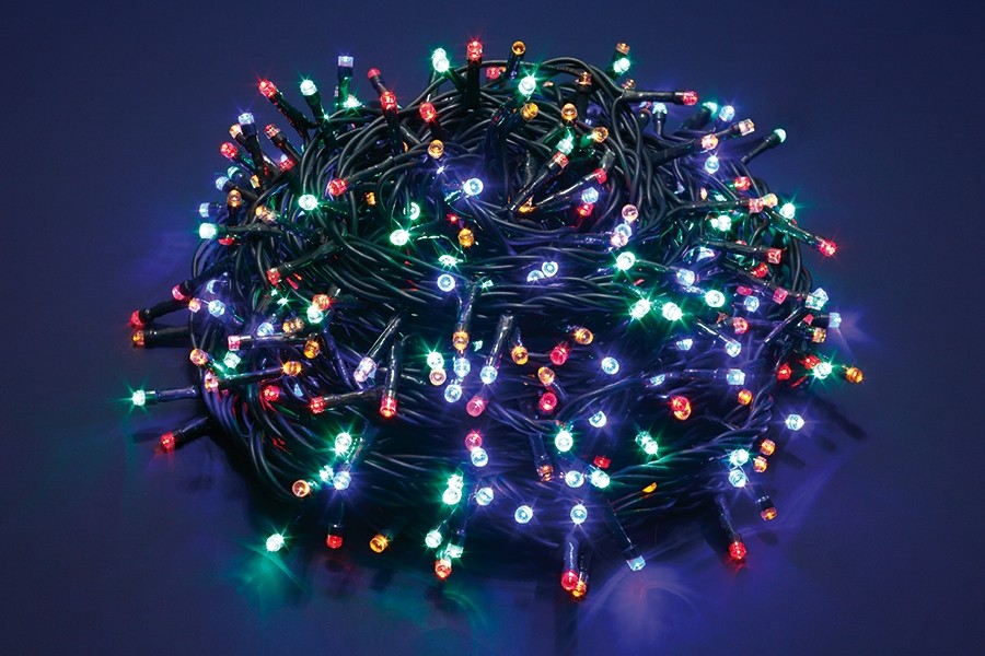 Serie Luci Natale 180 Mini-Led 18m Multicolor