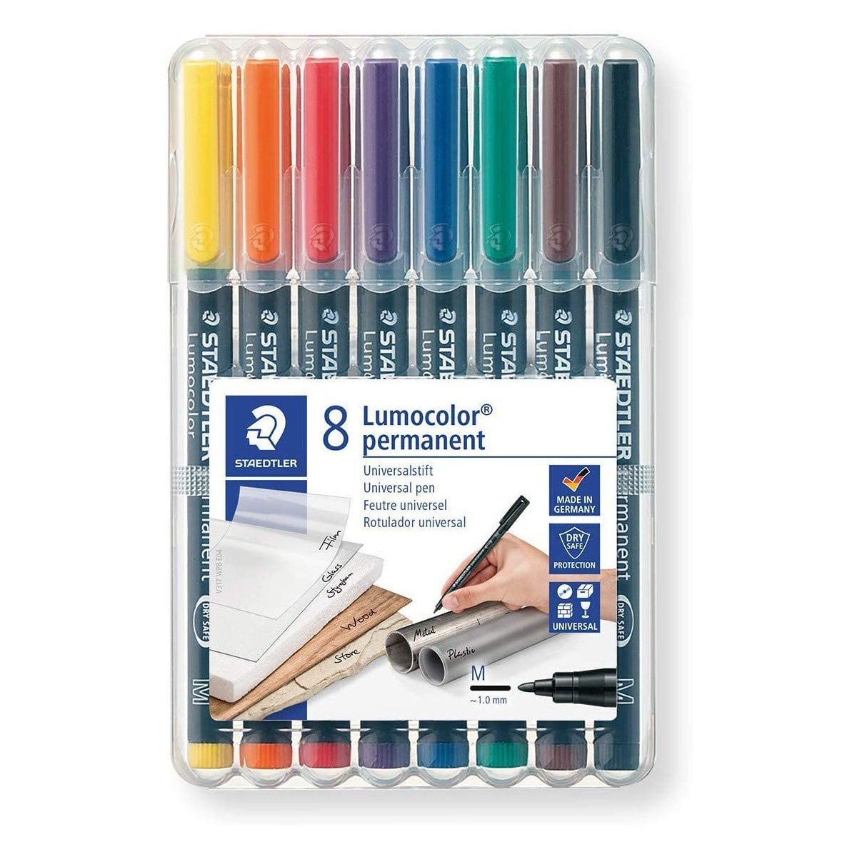 Pennarelli Staedtler Lumocolor Permanent Universali Confezione 1.0 8pz.