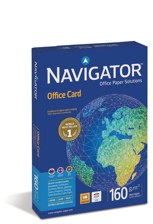 Risma Di 250 Fogli A4 Per Stampa Navigator Office Card 160g