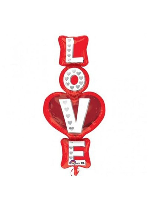 Palloncino Love Scritta Tridimensionale 50x99cm