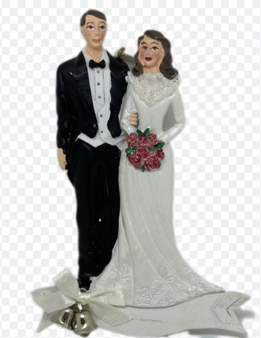 Addobbo Albero Di Natale Sposini Classici Personalizzabile