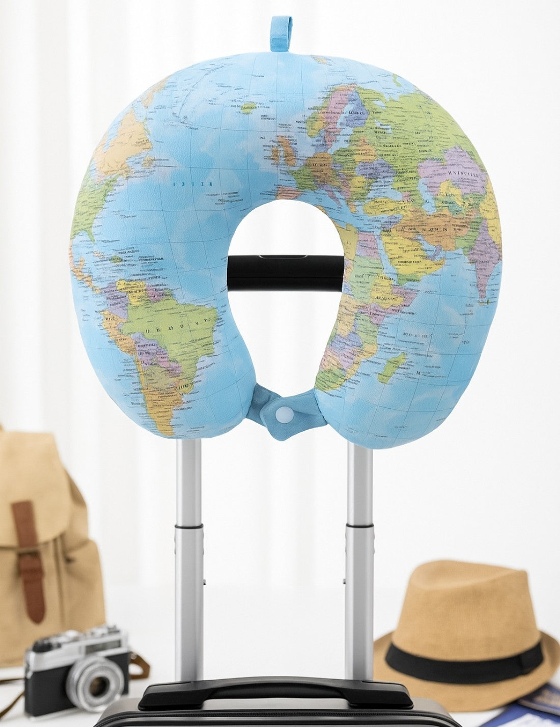 Cuscino Da Viaggio Mappa Del Mondo