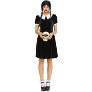 Costume Halloween Adulto Mercoledì Addams