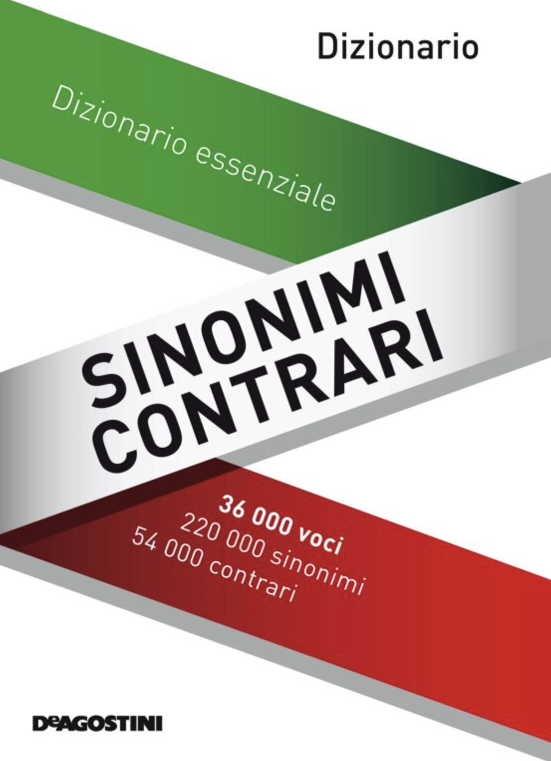Dizionario Sinonimi E Contrari 9x12cm DeAgostini