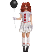 Costume Halloween Adulto It Il Clown Donna