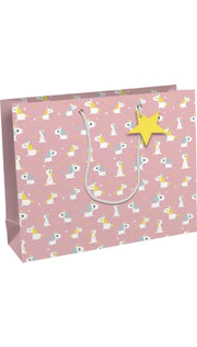 Busta Sacchetto Regalo Unicorni 37,3x11,8cm