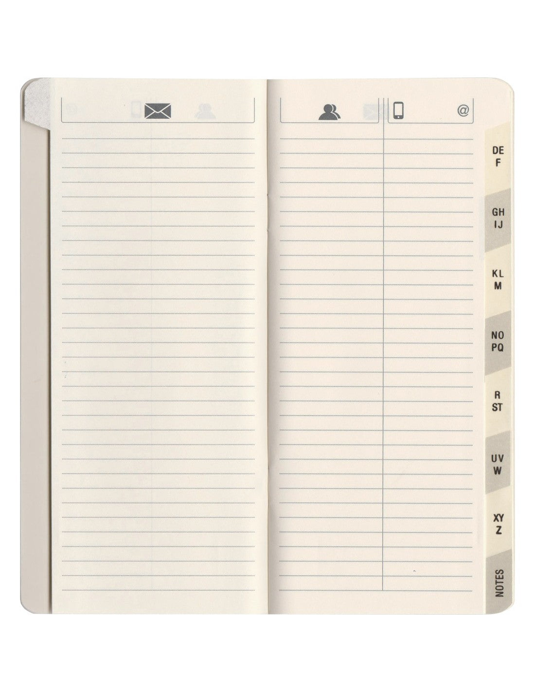 Quo Vadis Rubrica Telefonica Carta Avorio 9x17cm