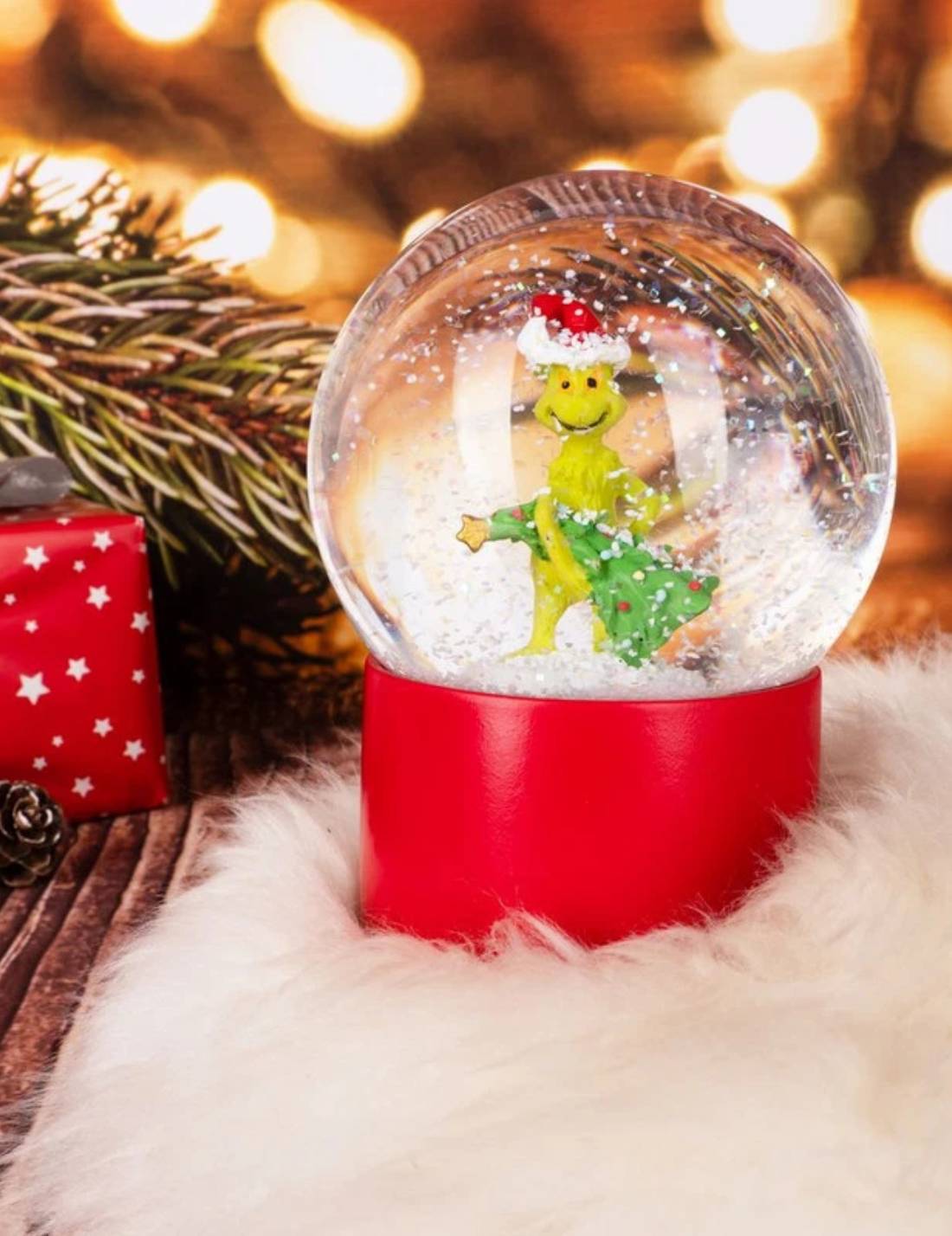 Carillon Palla Di Neve Grinch