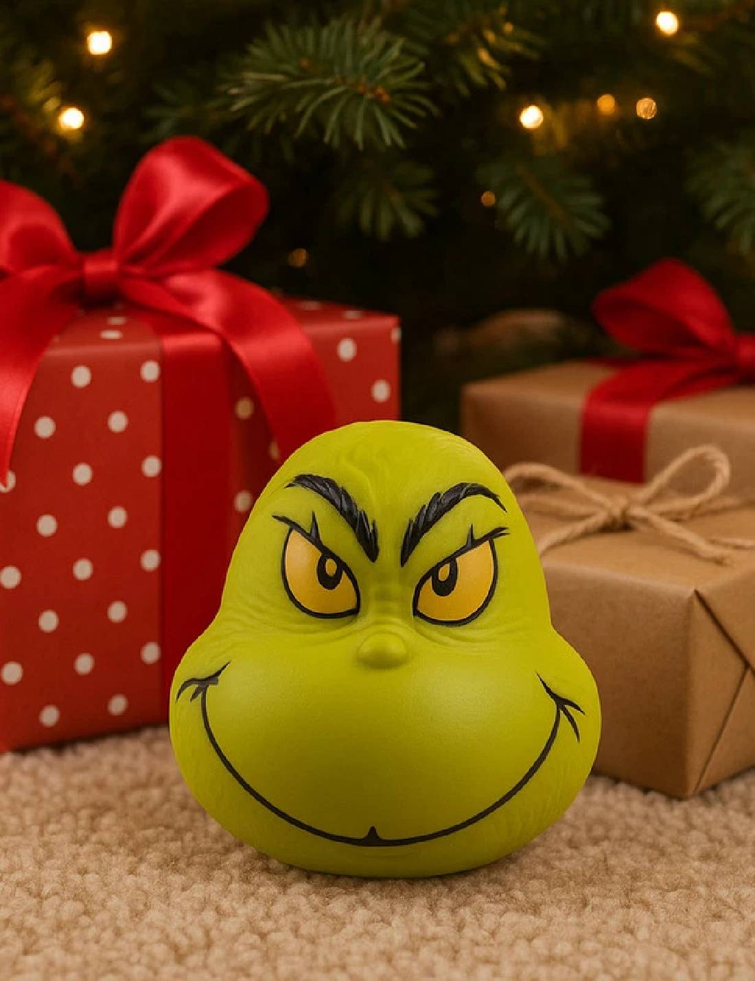 Squishy Antistress Natalizio Grinch