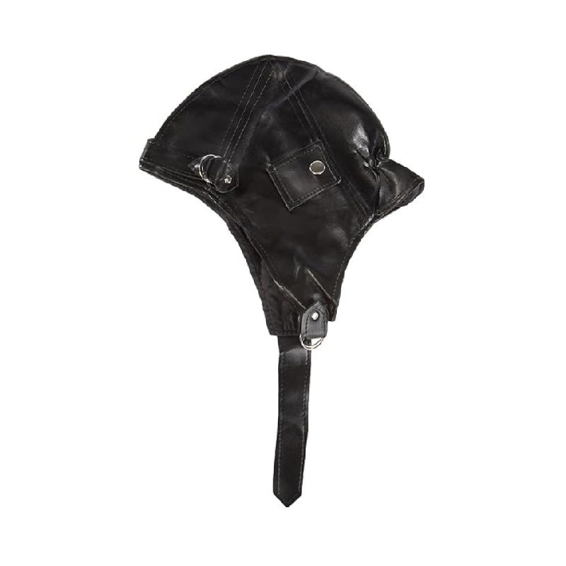 Cappello da Aviatore Pilota di Aerei in Similpelle - Accessori per Carnevale