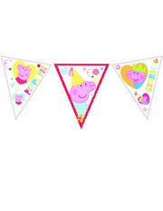 Festone Bandierine Decorativo Peppa Pig
