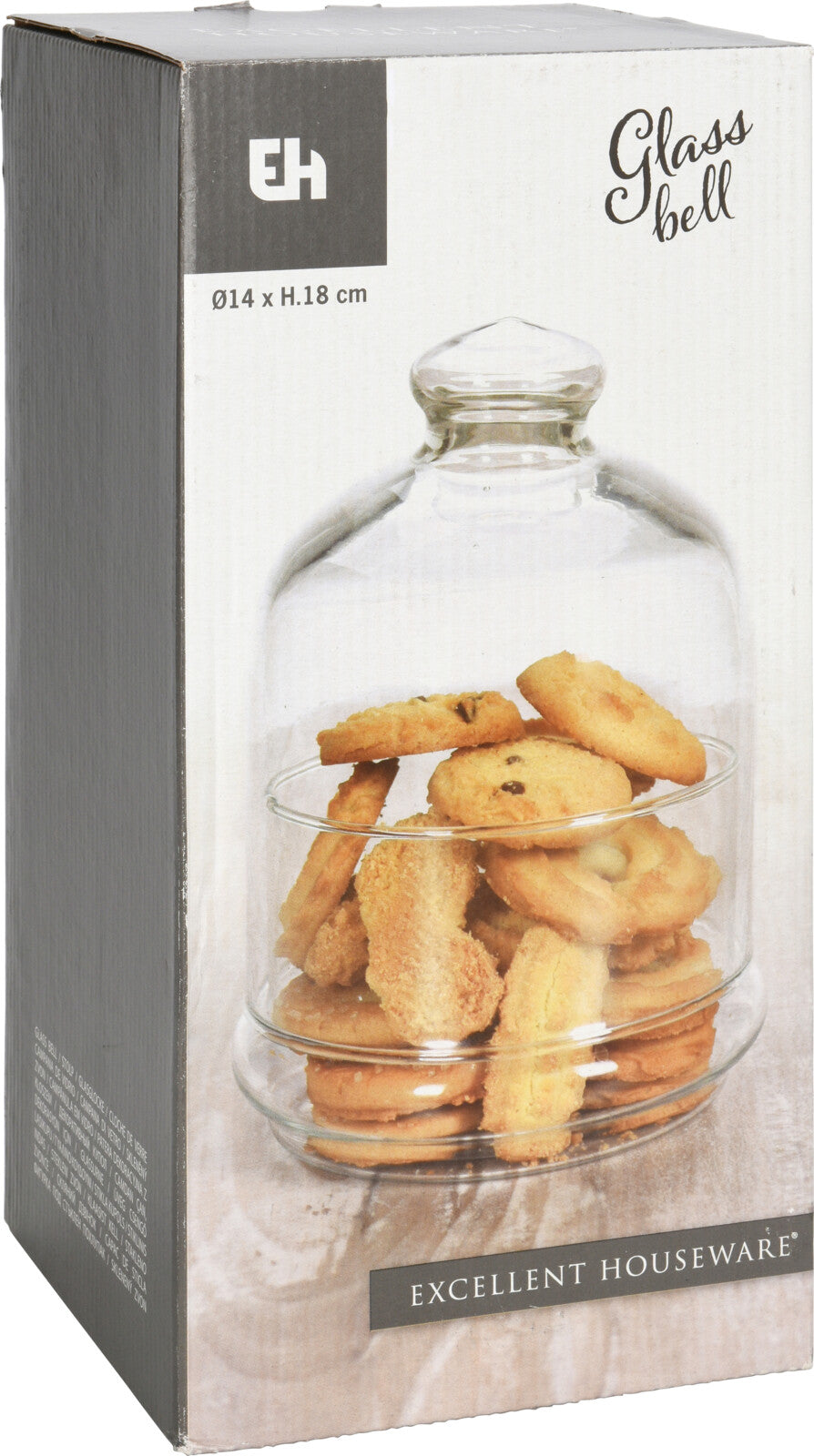 Biscottiera In Vetro Con Coperchio