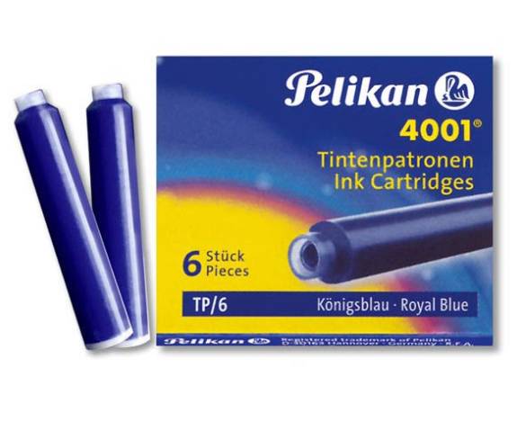 Pelikan Cartucce Universali Stilografiche Blu Roy 6pz.