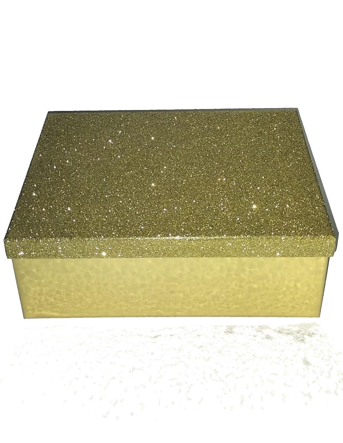 Scatola Regalo Box Glitter Oro