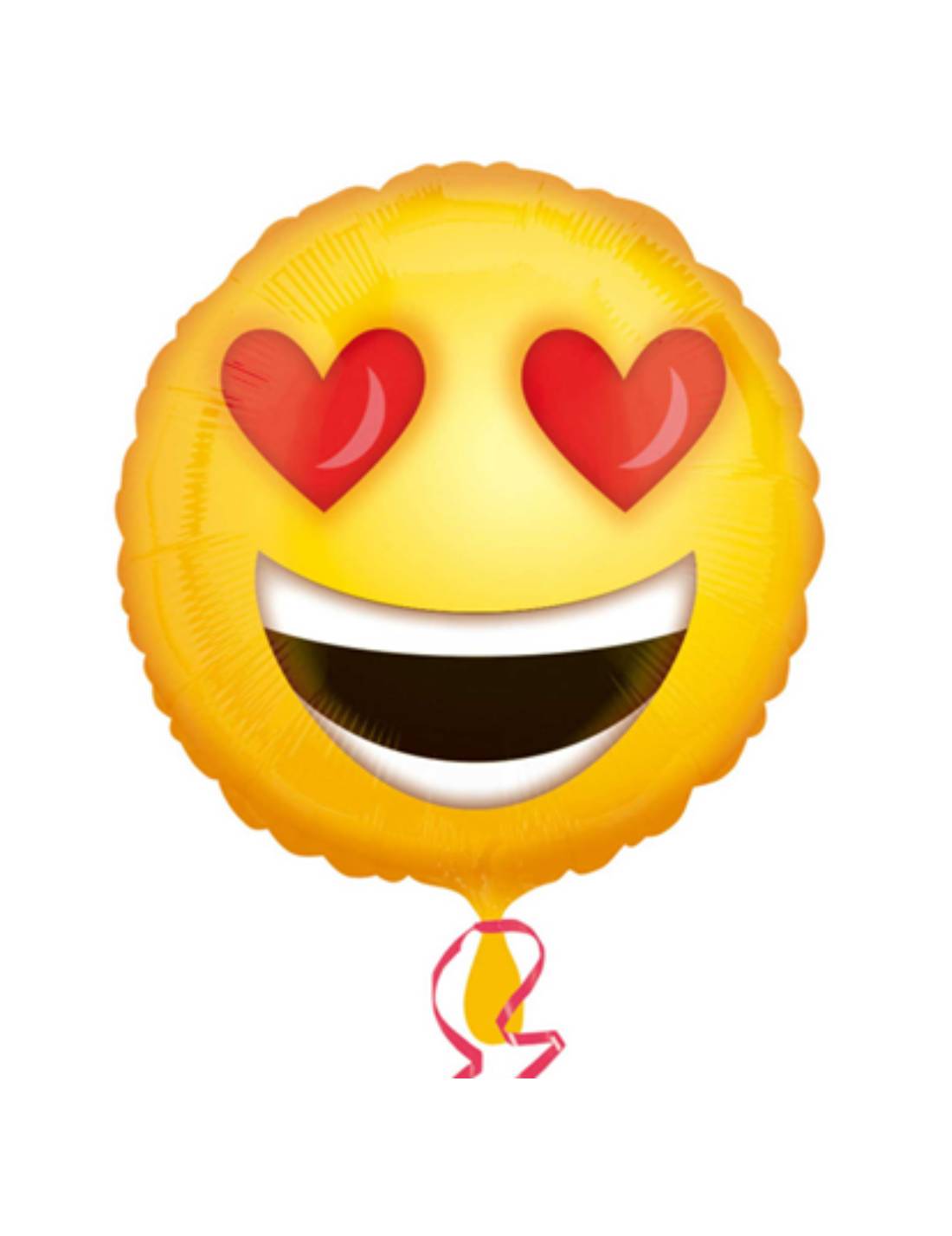 Palloncino In Mylar San Valentino Emoticon In Love 45cm