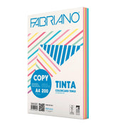 Risma Carta A4 Fabriano Copy Tinta 80g 5 Colori Forti 250 Fogli