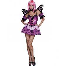 Costume Halloween Fallen Pixie Rosa E Nero