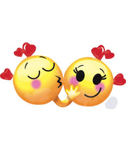 Palloncino Per Feste San Valentino Emoticon In Love 36" 91cm Mylar