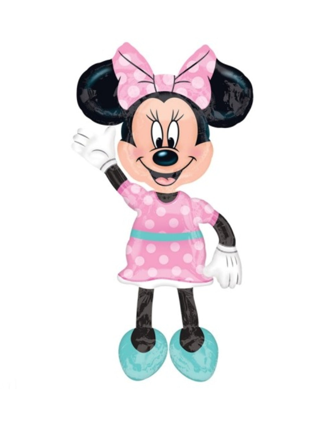 Palloncino Metalfoil Rosa Disney Minnie Sagomato 54" 137cm