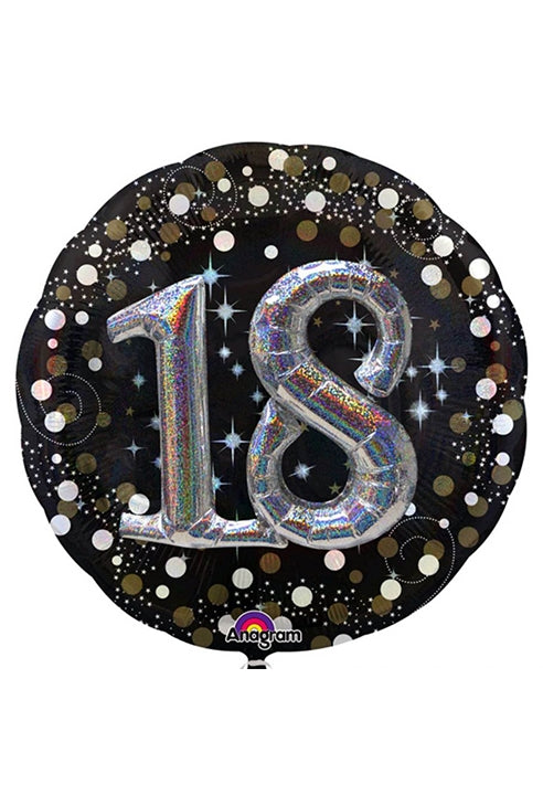 Palloncino Mylar Effetto 3D Olografico 18" 81cm