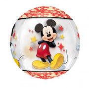 Palloncino Metalfoil Topolino Mickey Mouse Con Stelle 18" 46cm