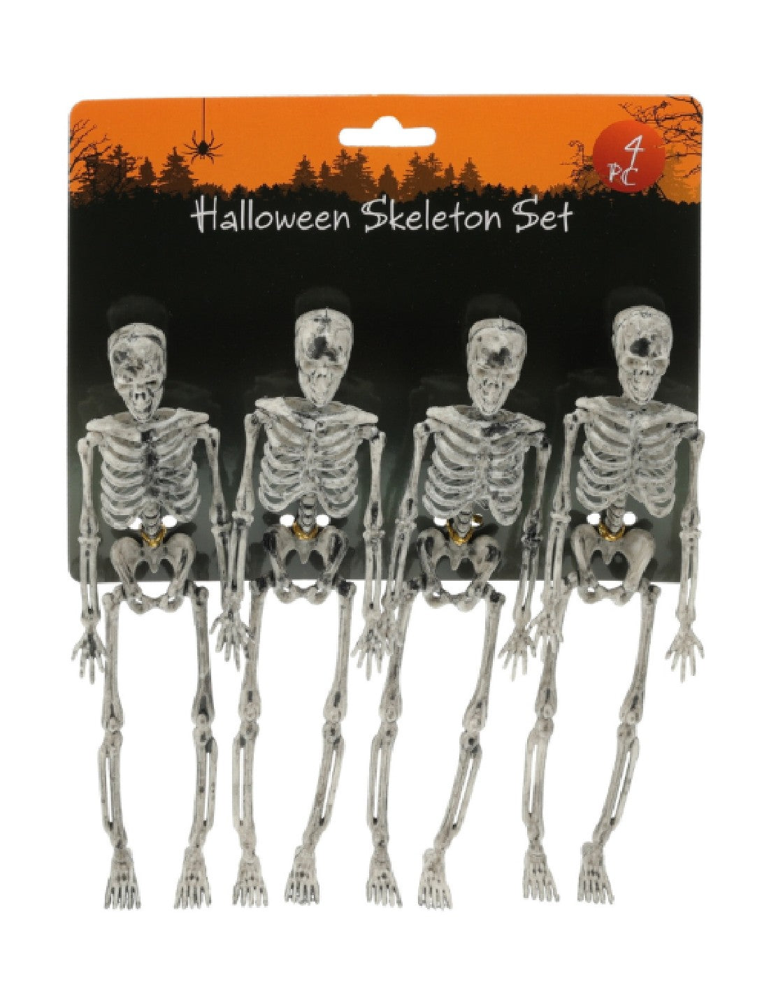 Scheletri Di Halloween Decorativi 17cm 4pz