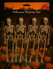 Scheletri Di Halloween Decorativi 17cm 4pz