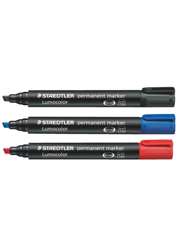 Pennarello Marcatore Staedtler Lumocolor Permanent Punta Scalpello da 2,0mm a 5,0mm