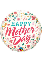Palloncino In Foil Bubble Happy Mother's Day 18" 45cm