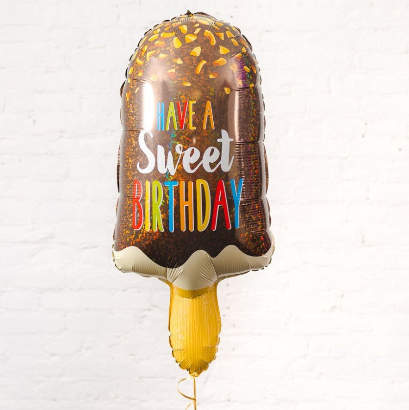 Palloncino Metalfoil Gelato Cioccolato 36" 91cm