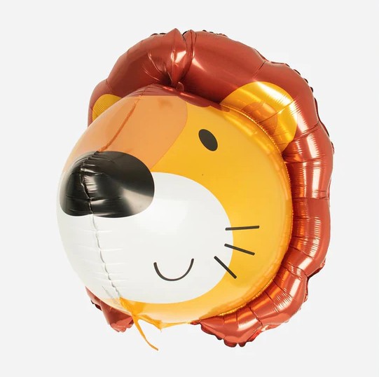Palloncino Metalfoil Testa Leone Giungla Sorridente 30" 76cm