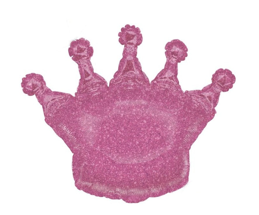 Palloncino Metalfoil Corona Rosa 31" 91cm