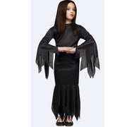 Costume Halloween Bambina Morticia Addams