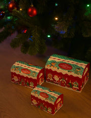 Baule Regalo Natalizio Happy Christmas