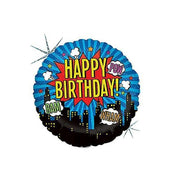 Palloncino Metalfoil Happy Birthday Città 18" 46cm