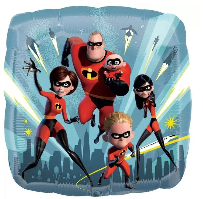 Palloncino Metalfoil Pixar Gli Incredibili 18" 46cm