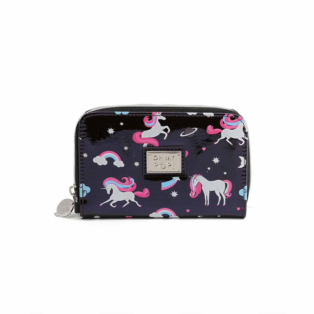 Portafogli Oh My Pop Unicorno Nero