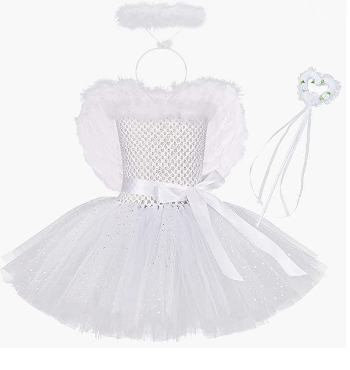 Costume Carnevale Bambina Angelo