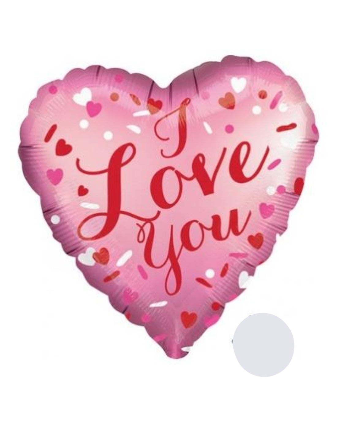 Palloncino Per Feste Cuore I Love You 18" 45cm Mylar
