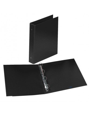 Raccoglitore 4 Anelli Europa Favorit Nero 25x35cm