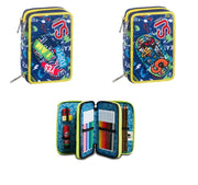 Astuccio Completo 3 Zip Seven SJ Gang Funny Adventure Boy