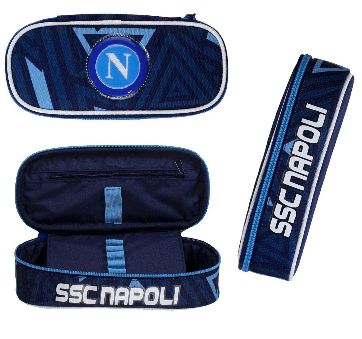 Astuccio Portapenne Ovale Seven Round Plus SSC Napoli Calcio