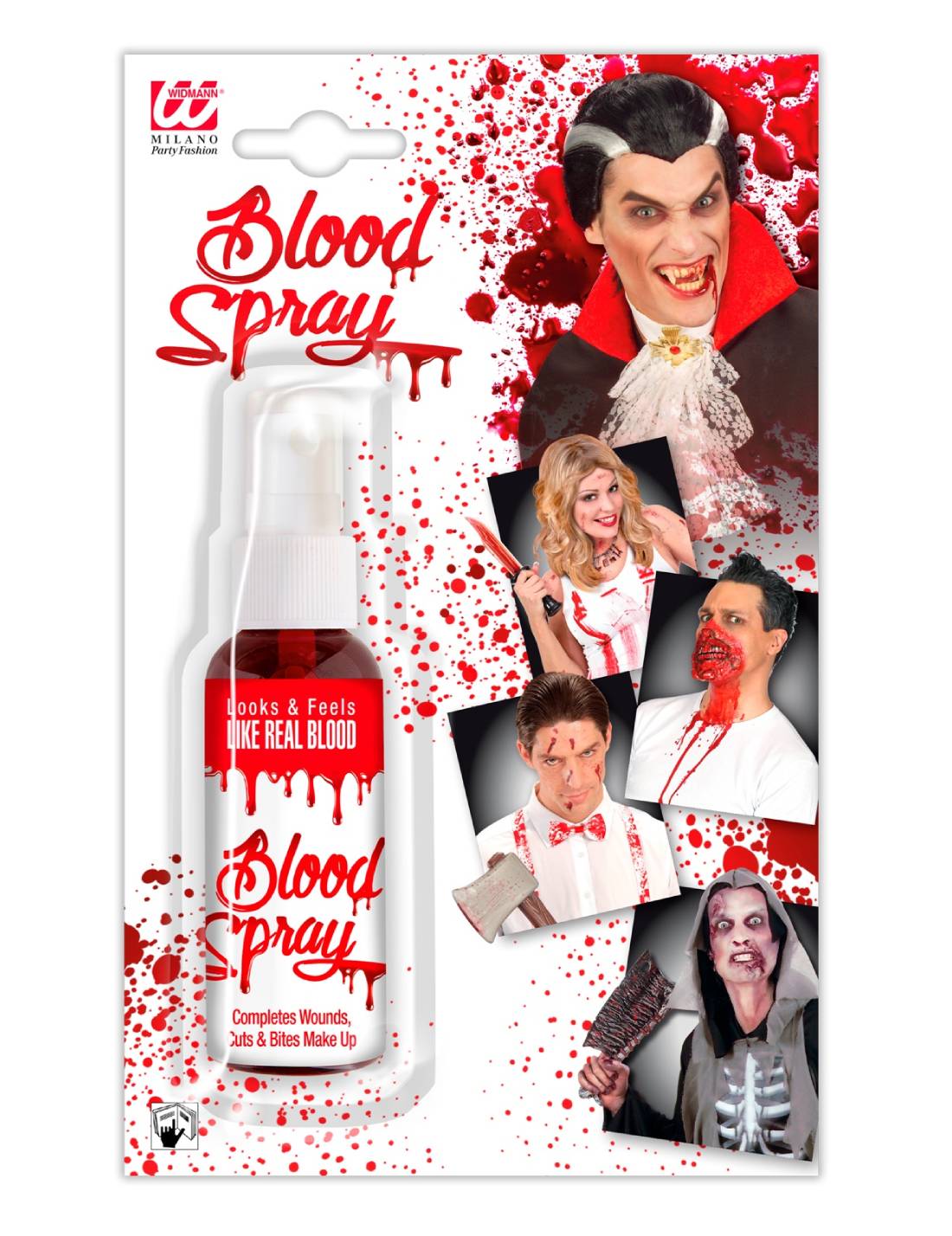 Trucco MakeUp Halloween Carnevale Sangue Finto Spray 48ml
