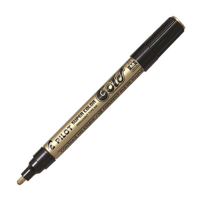 Pilot Pennarello Marker Super Color Punta Media Oro